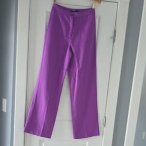 Nasty Gal Vibrant Purple Wide Leg Pants